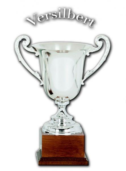 Pokal versilbert