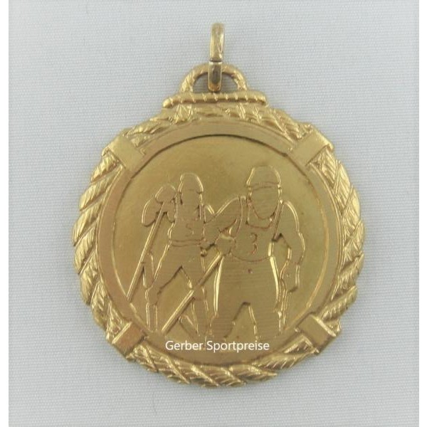 Medaille Skifahren