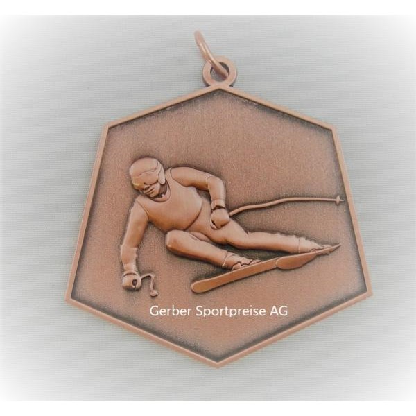 Medaille Skifahren