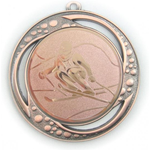 Medaille Skifahren