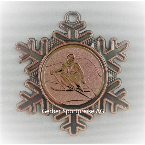 Medaille Ski Abfahrt