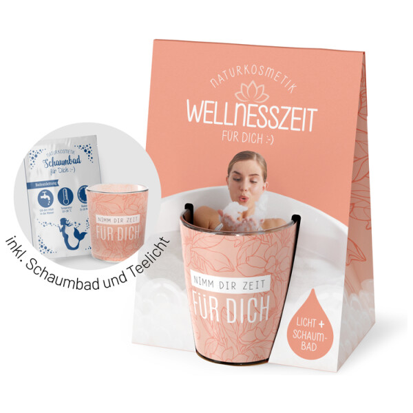 Wellnesszeit - Licht & Schaumbad - Geschenkset – Bild 3